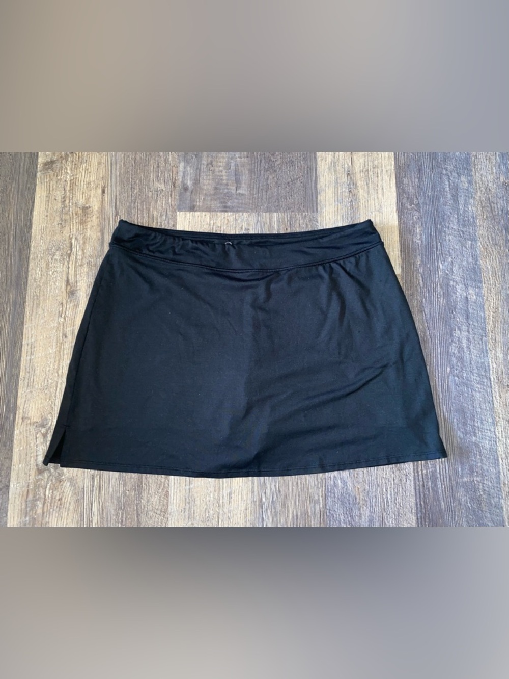 Tranquility by Colorado Clothing Black Stretch Mini Skirt